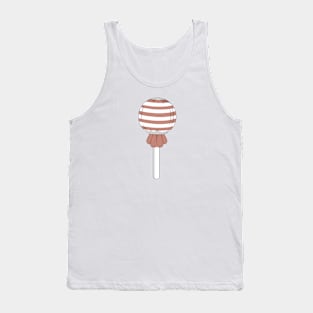 Chocolate stripe lollipop Tank Top